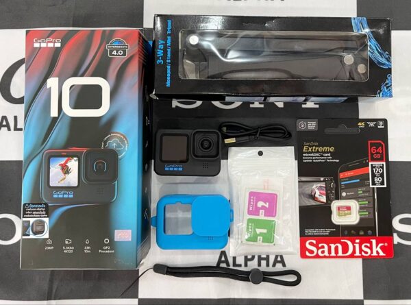 GoPro HERO10 Black action camera excellent condition
