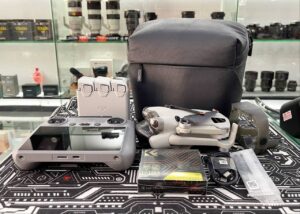 DJI Mini 4 Pro Fly More Combo with K&F ND filters, RC 2 controller, and 64GB memory card – excellent condition
