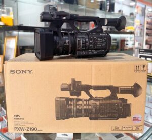 Sony PXW-Z190 professional 4K XDCAM camcorder with 25x zoom lens – like new condition