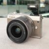 Canon EOS M100 24MP APS-C mirrorless camera with 15-45mm lens – very good condition