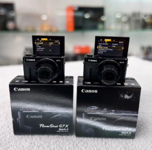 Canon G7X Mark II 20.1 MP compact camera with 24-100mm f/1.8-2.8 lens excellent condition