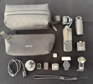 DJI Osmo Pocket 4 4K 120fps gimbal camera 98% excellent condition with full accessory bundle